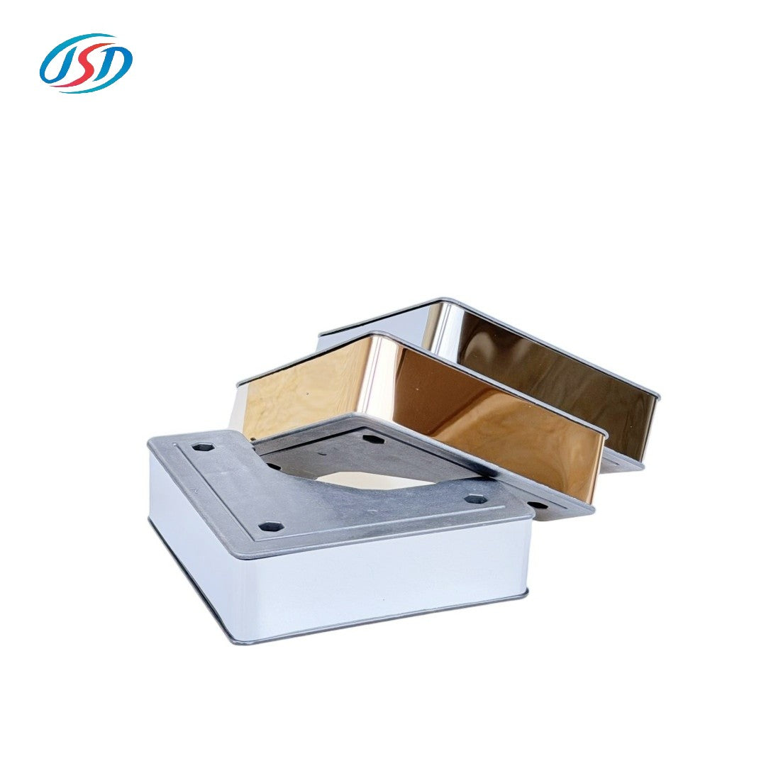 Square Base Plastic Iron Sofa Leg