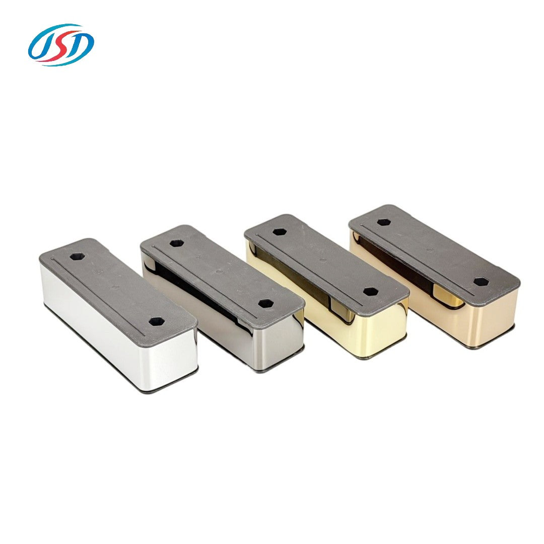 Compact Plastic Sofa Leg with Iron Plate