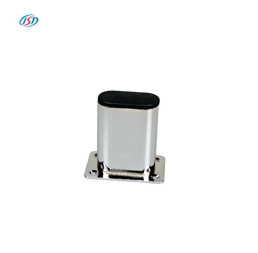 Black Fixed Sofa Leg with Mounting Plate