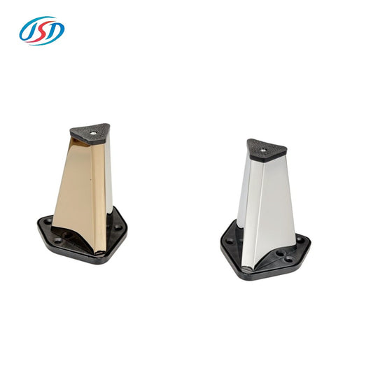 Plastic Iron Block Sofa Leg